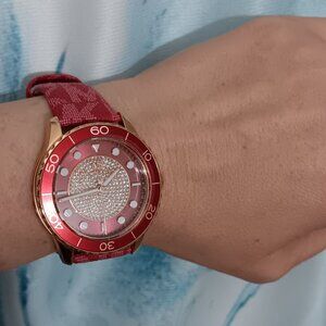 Red Michael Kors Watch